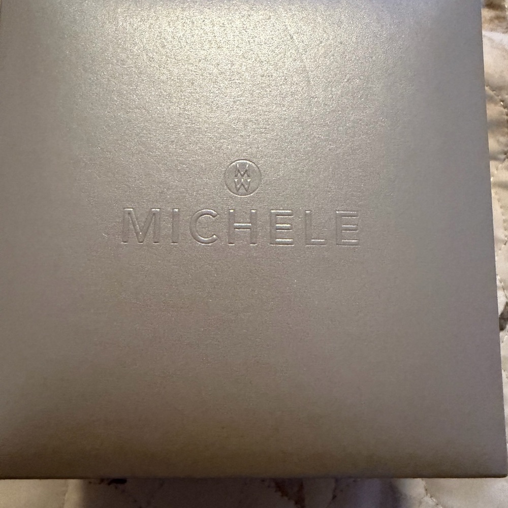 Michele Silver and Rose Gold Watch - Picture 4 of 5